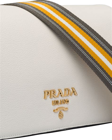 prada white leather handbags